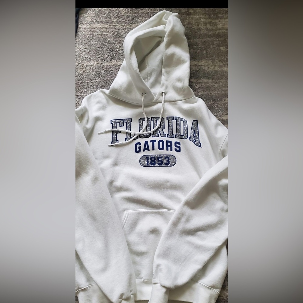 Florida Gators Hoodie White Medium